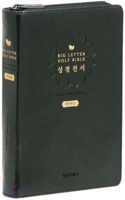 개역한글판 큰글자 성경전서 (중/단본/색인/지퍼/검정)