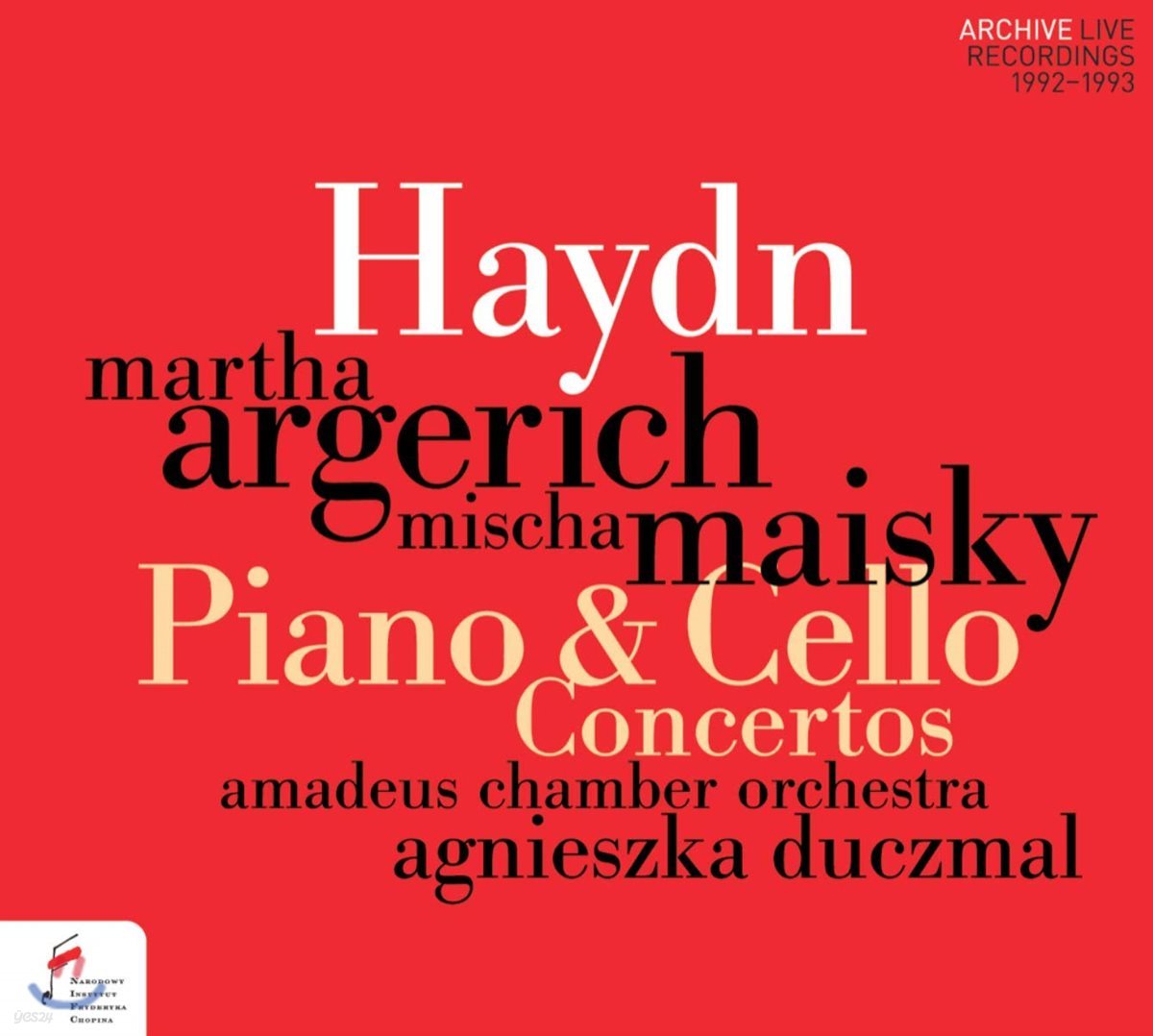 Martha Argerich / Mischa Maisky 하이든: 피아노 협주곡 D장조, 첼로 협주곡 C장조 외 (Haydn: Piano &amp; Cello Concertos)