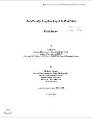 Rotationally Adaptive Flight Test Surface
