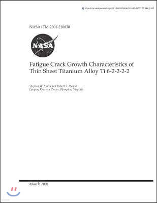 Fatigue Crack Growth Characteristics of Thin Sheet Titanium Alloy Ti 6-2-2-2-2