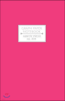 Graph Paper Notebook: Quad Ruled Graph Paper Journal (Neon Series) Hot Pink