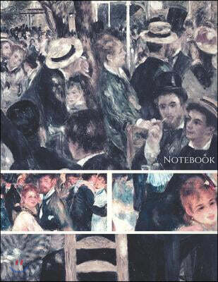 Notebook: Large Lined Notebook Renoir Modern Interpretation