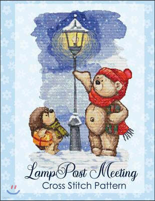 LampPost Meeting Cross Stitch Pattern