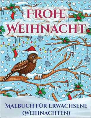 Malbuch f?r Erwachsene (Weihnachten): Ein Buch ?ber das Malen (Malen) von Erwachsenen mit 30 einzigartigen Seiten zum Malen von Weihnachten: Ein tolle