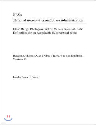 Close-Range Photogrammetric Measurement of Static Deflections for an Aeroelastic Supercritical Wing