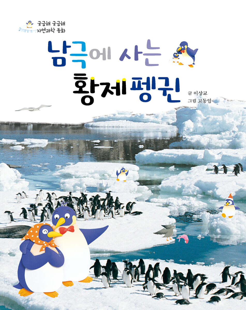 남극에 사는 황제펭귄