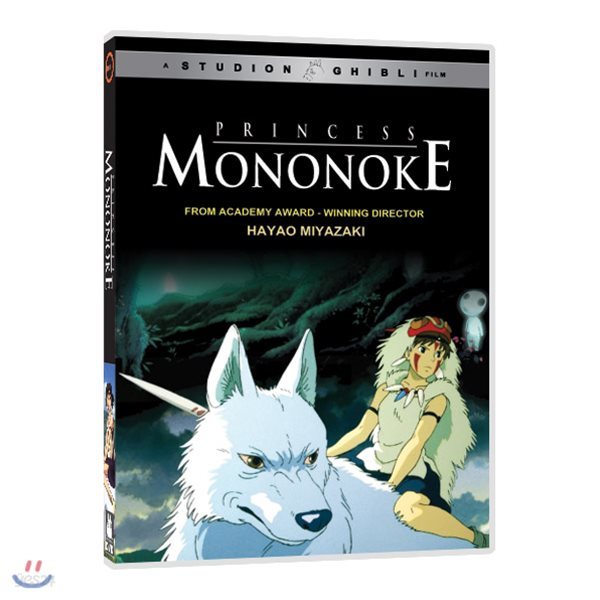 [DVD](영어더빙,자막)모노노케 히메 원령공주 The Princess Mononoke 유아영어DVD 지브리 오리지널 클래식 애니메이션