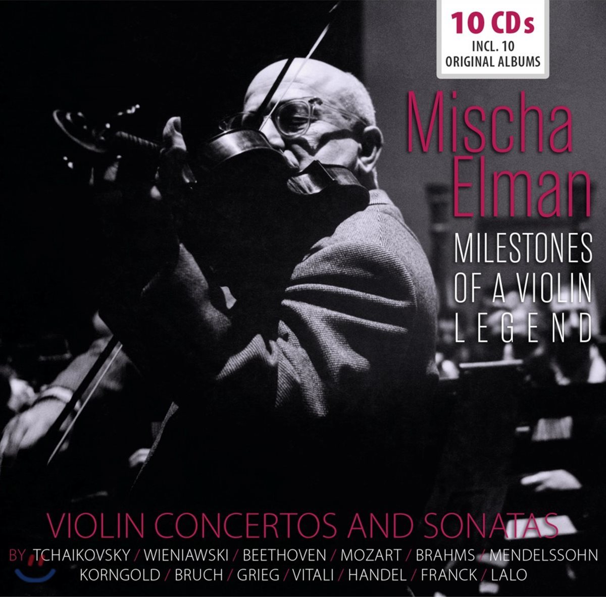 Mischa Elman 미샤 엘만 협주곡, 소나타 명연집 (Mischa Elman - Violin Concertos And Sonatas) [10CD Boxset]