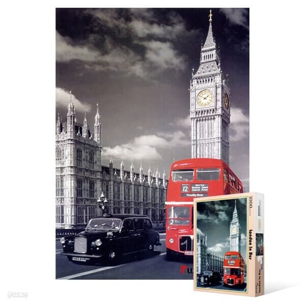 1000피스 직소퍼즐 - 런던 인 버스