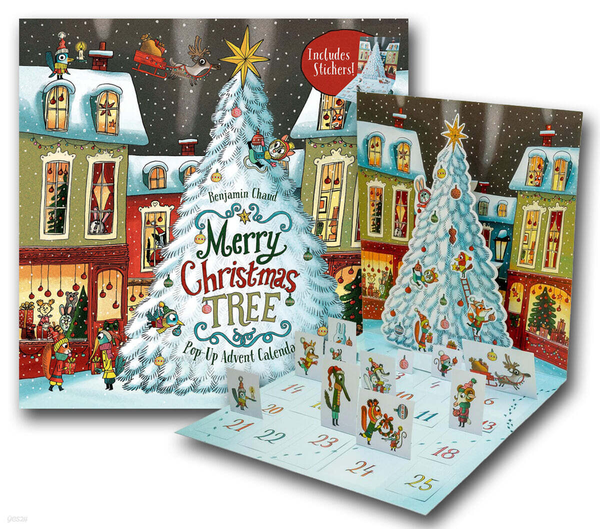 Merry Christmas Tree Popup Advent Calendar 예스24