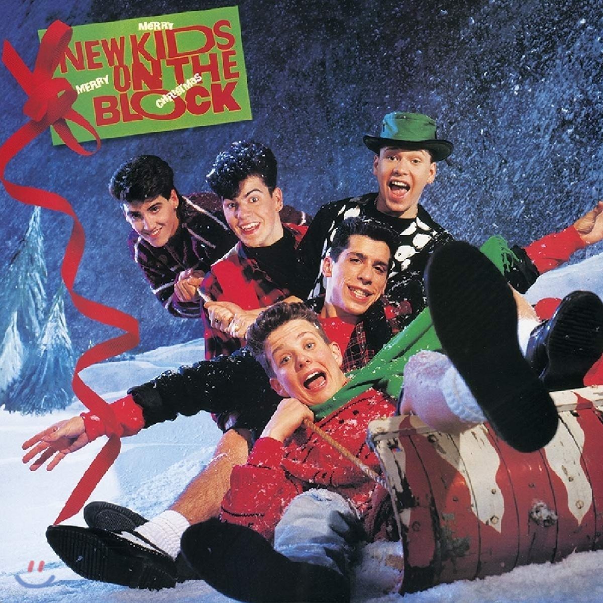 New Kids on the Block (뉴키즈 온 더 블록) - Merry, Merry Christmas [그린 컬러 LP]