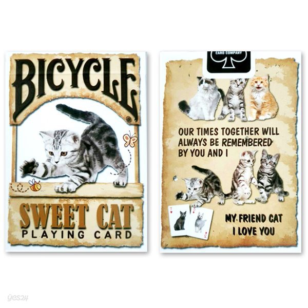 바이시클고양이카드(Sweet cat playing card)