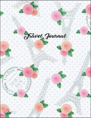 Travel Journal: Travel Journal - 365 Days of Travel in a Minute a Day - Travel Quotes + World Map
