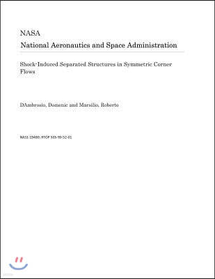 Shock-Induced Separated Structures in Symmetric Corner Flows