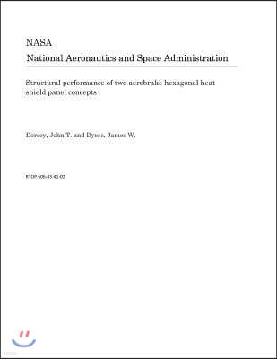 Structural Performance of Two Aerobrake Hexagonal Heat Shield Panel Concepts