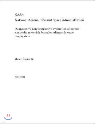 Quantitative Non-Destructive Evaluation of Porous Composite Materials Based on Ultrasonic Wave Propagation