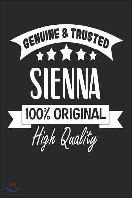 Genuine & Trusted Sienna 100% Original High Quality: 6x9 Internet Password Logbook for Sienna