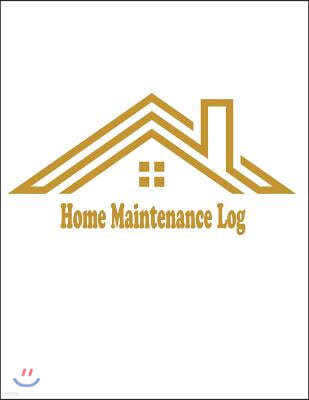 Home Maintenance Log: Repairs and Maintenance Record Log Book Sheet for Home, Office, Building Cover 4