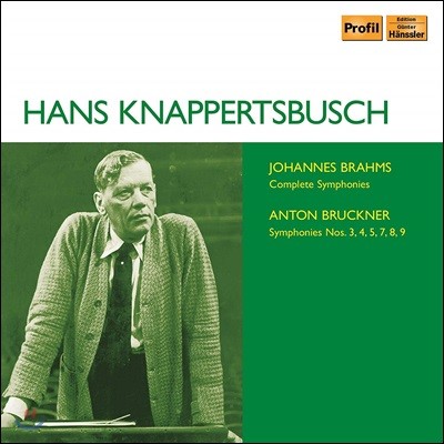 Hans Knappertsbusch :   / ũ:  3-5, 7-9 (Brahms: Complete Symphonies / Bruckner: Symphonies Nos. 3-5, 7-9) [10CD Boxset]