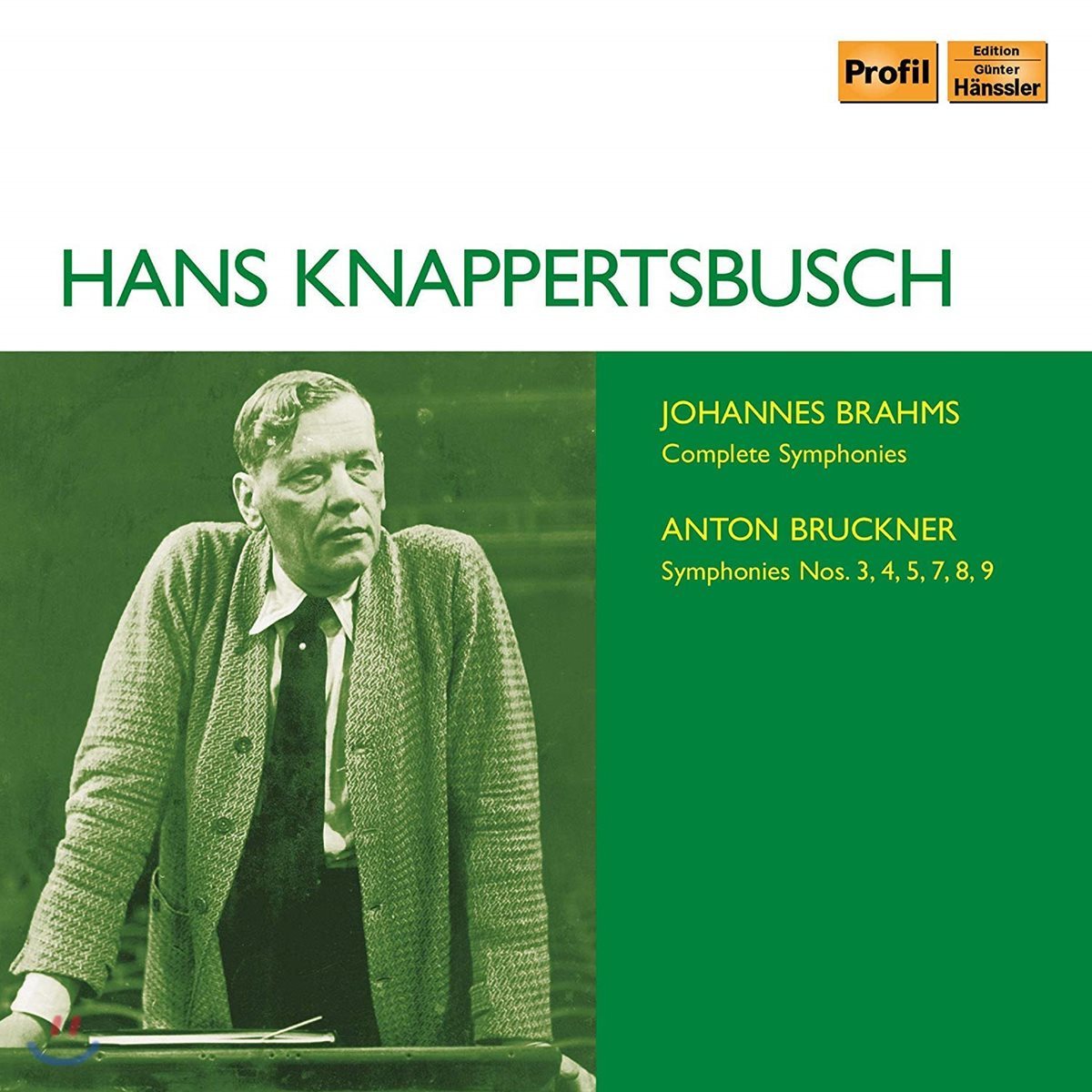 Hans Knappertsbusch 브람스: 교향곡 전곡 / 브루크너: 교향곡 3-5, 7-9번 (Brahms: Complete Symphonies / Bruckner: Symphonies Nos. 3-5, 7-9) [10CD Boxset]