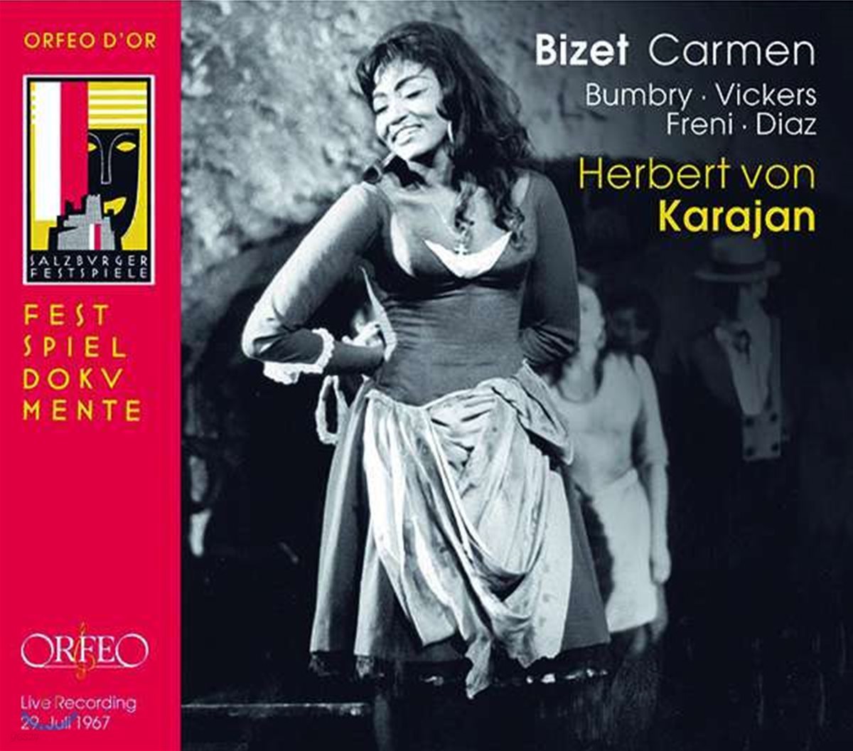 Herbert von Karajan 비제: 오페라 &#39;카르멘&#39; (Bizet: Carmen, WD 31) [3CD]