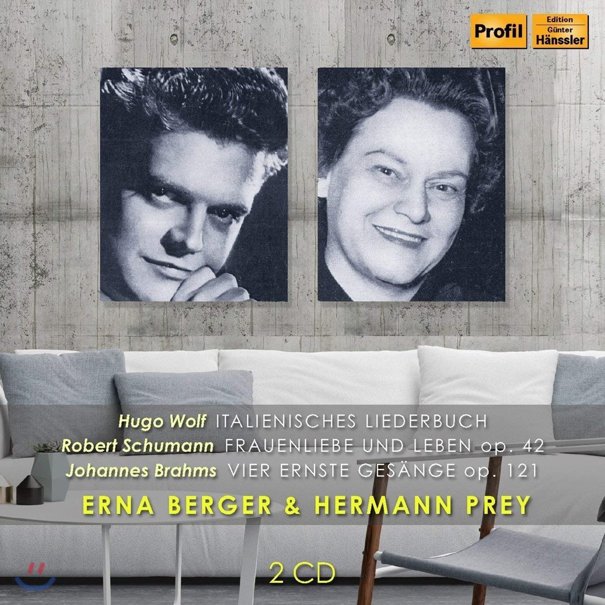 Erna Berger / Hermann Prey 가곡 듀엣 모음집 (Lieder Duets) [2CD]