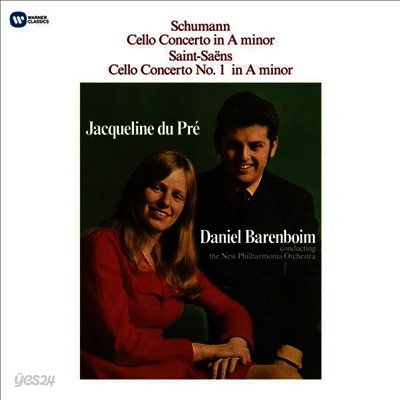 슈만 & 생상스: 첼로 협주곡 (Schumann & Saint-Saens Cello Concertos) (180g)(LP) - Jacqueline du Pre