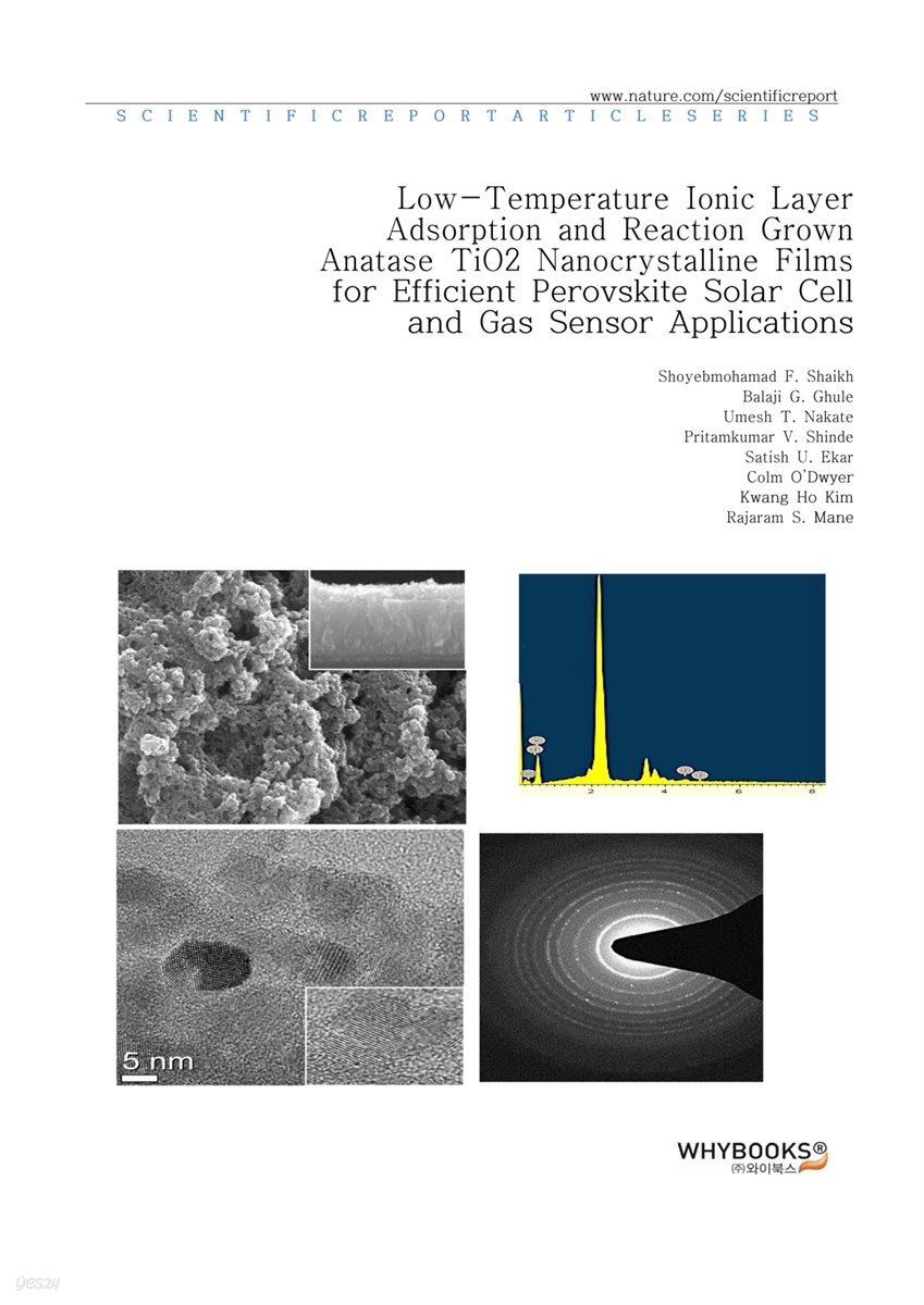 Low-Temperature Ionic Layer Adsorption and Reaction Grown Anatase TiO2 Nanocrystalline Films for Efficient Perovskite Solar Cell and Gas Sensor Applications