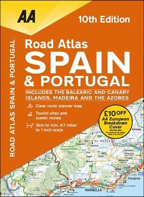 The AA Road Atlas Spain & Portugal