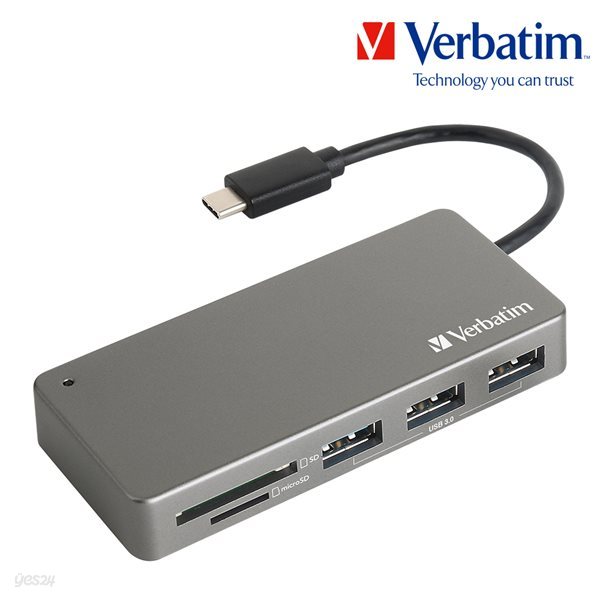 버바팀 USB 3.1 C타입 OTG 카드리더기 + 허브 맥북 노트북