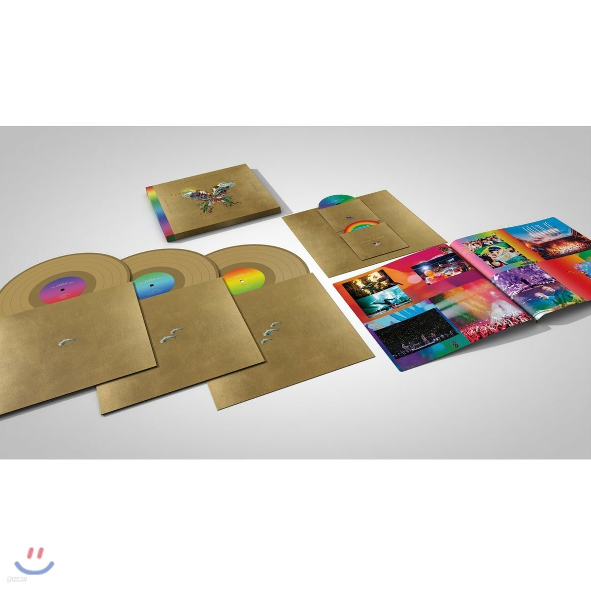 Coldplay - Live In Buenos Aires 콜드플레이 버터플라이 패키지 [골드 컬러 3LP+2DVD]