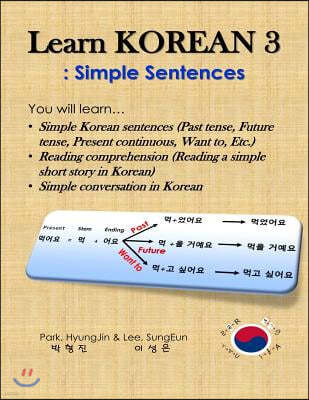Learn Korean 3: Simple Sentences: (Past Tense, Future Tense, Present Continuous, Want To, Etc.; Reading Comprehension; Simple Conversa