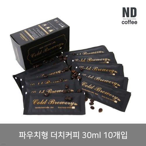 [ND커피] 앤디커피 케냐원두 파우치형 더치커피 (30ml x 10개)