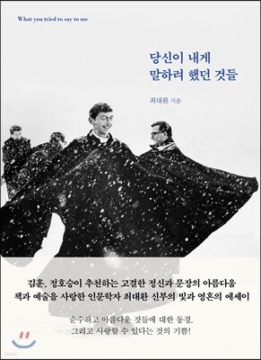 당신이 내게 말하려 했던 것들