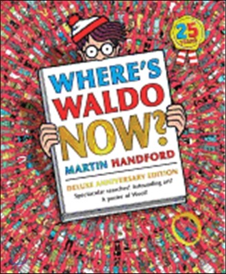 Where's Waldo Now?: Deluxe Edition with New Searches and a Poster of Woof! (a Hidden Object Activity Book with Search & Find Puzzles and Spot-The-Diff