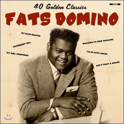 Fats Domino — 40 Golden Classics 패츠 도미노 베스트 앨범 앨범 커버