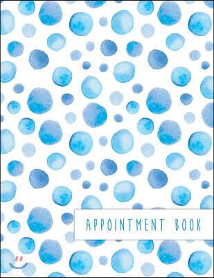 Appointment Book: 8 Columns for Salons Spas or Other Business with 7am - 9pm Times Daily and Hourly Schedule 15 Minute Interval