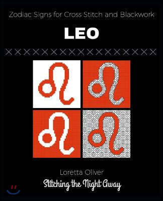 Leo Zodiac Signs for Cross Stitch and Blackwork