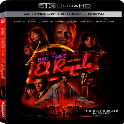 Bad Times At The El Royale (배드 타임즈: 엘 로얄에서 생긴 일) (2018) (한글무자막)(4K Ultra HD + Blu-ray + Digital)