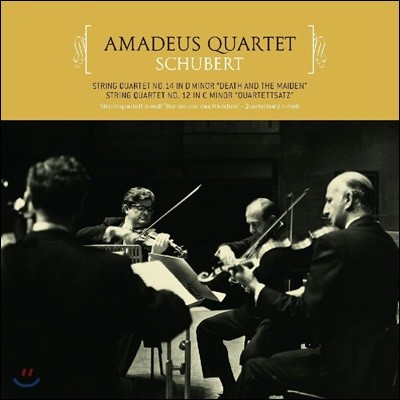 Amadeus Quartet 슈베르트: 현악 사중주 14번 `죽음과 소녀`, 12번 - 아마데우스 콰르텟 [LP]