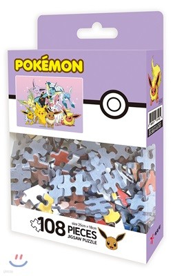 포켓몬스터 팬시 퍼즐 108PCS : 피카츄&이브이 프렌즈
