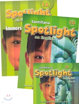 Santillana Spotlight on English 1A Set : Student Book + Immersion Workbook + Audio CD