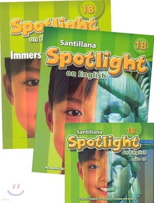 Santillana Spotlight on English 1B Set : Student Book + Immersion Workbook + Audio CD