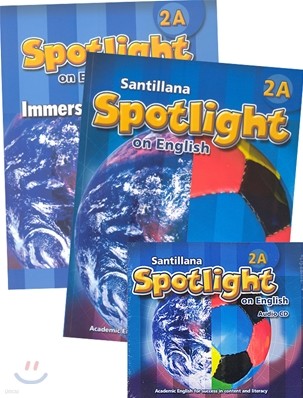 Santillana Spotlight on English 2A Set : Student Book + Immersion Workbook + Audio CD
