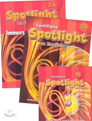 Santillana Spotlight on English 3A Set : Student Book + Immersion Workbook + Audio CD