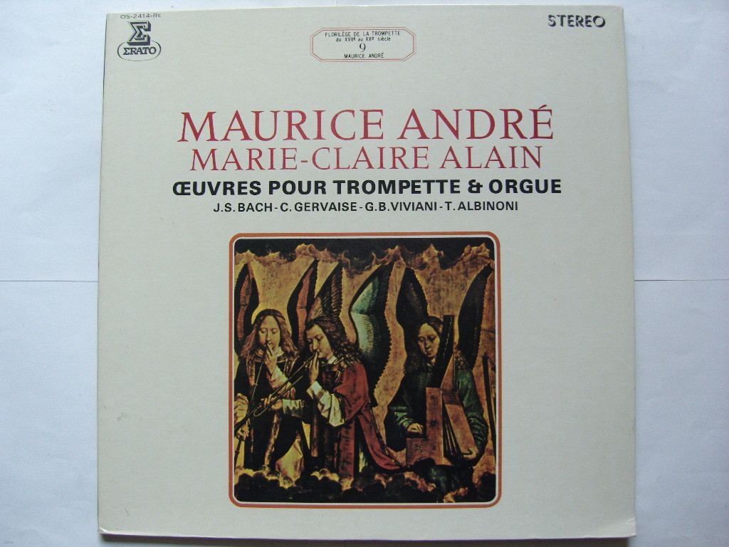 LP(수입) Oeuvres Pour Trompette Et Orgue - 모리스 앙드레 / 마리 클레르 알랑
