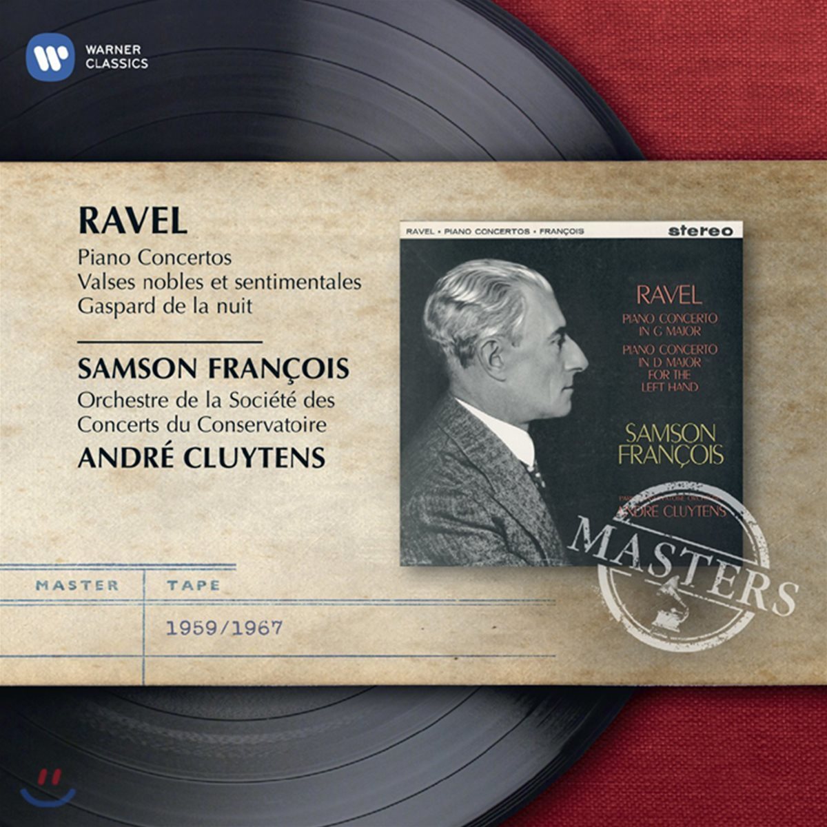 Samson Francois 라벨 : 피아노 협주곡, 밤의 가스파르 등 (Ravel : Piano Concerto, Valses, Gaspard de La Nuit) 상송 프랑스와