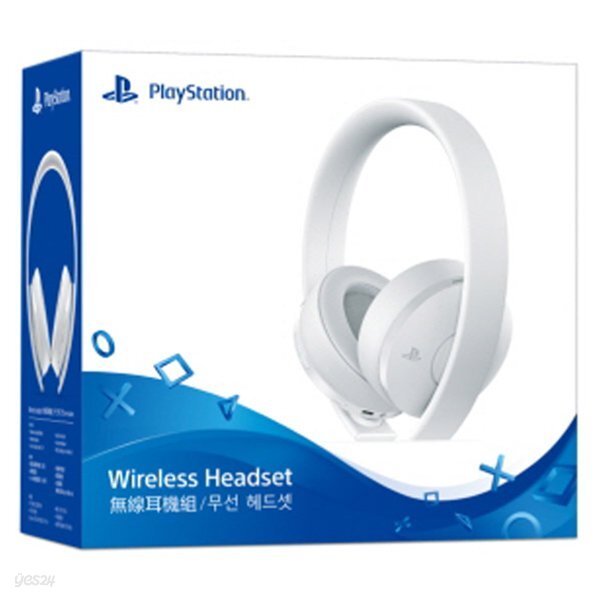 PS4 소니 무선 스테레오 헤드셋 화이트 / 신형 (PSVITA/PSVR 호환)