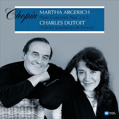 Martha Argerich,Charles Dutoit — 쇼팽: 피아노 협주곡 1 & 2번 (Chopin: Piano Concerto Nos.1 & 2) - Martha Argerich 앨범 커버