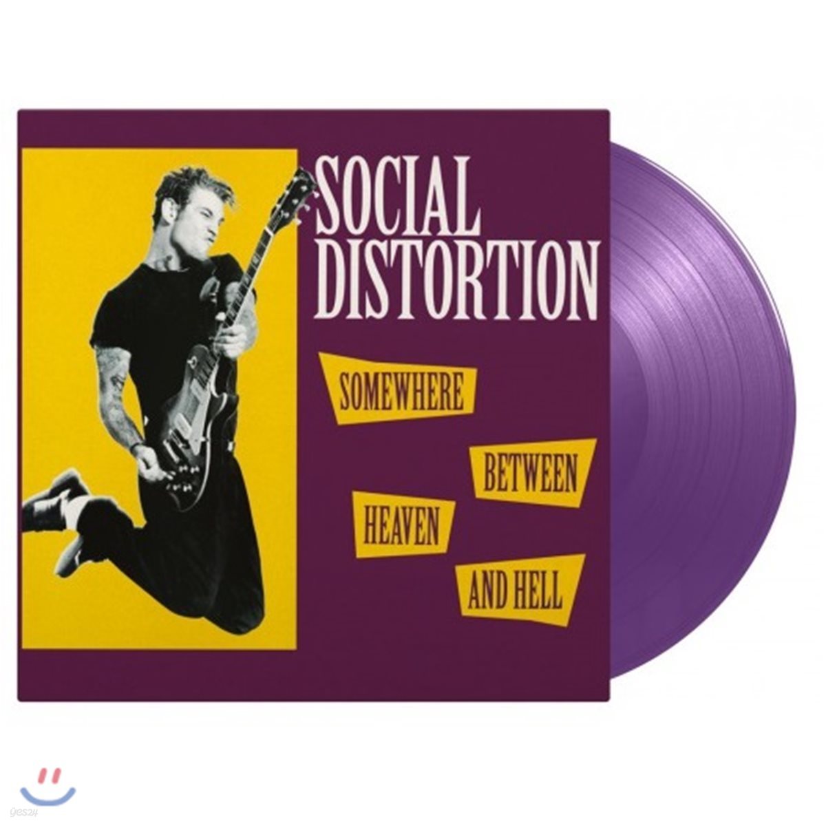 Social Distortion (소셜 디스토션) - Somewhere Between Heaven And Hell [퍼플 컬러 LP]
